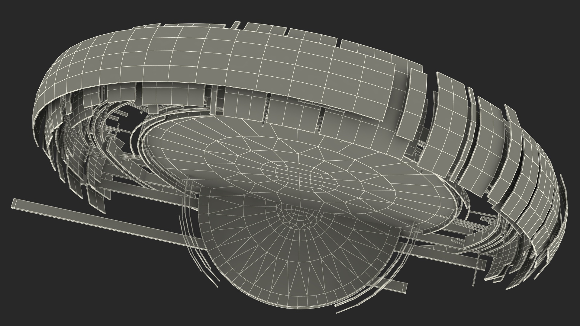 3D Circle Portal Gate model