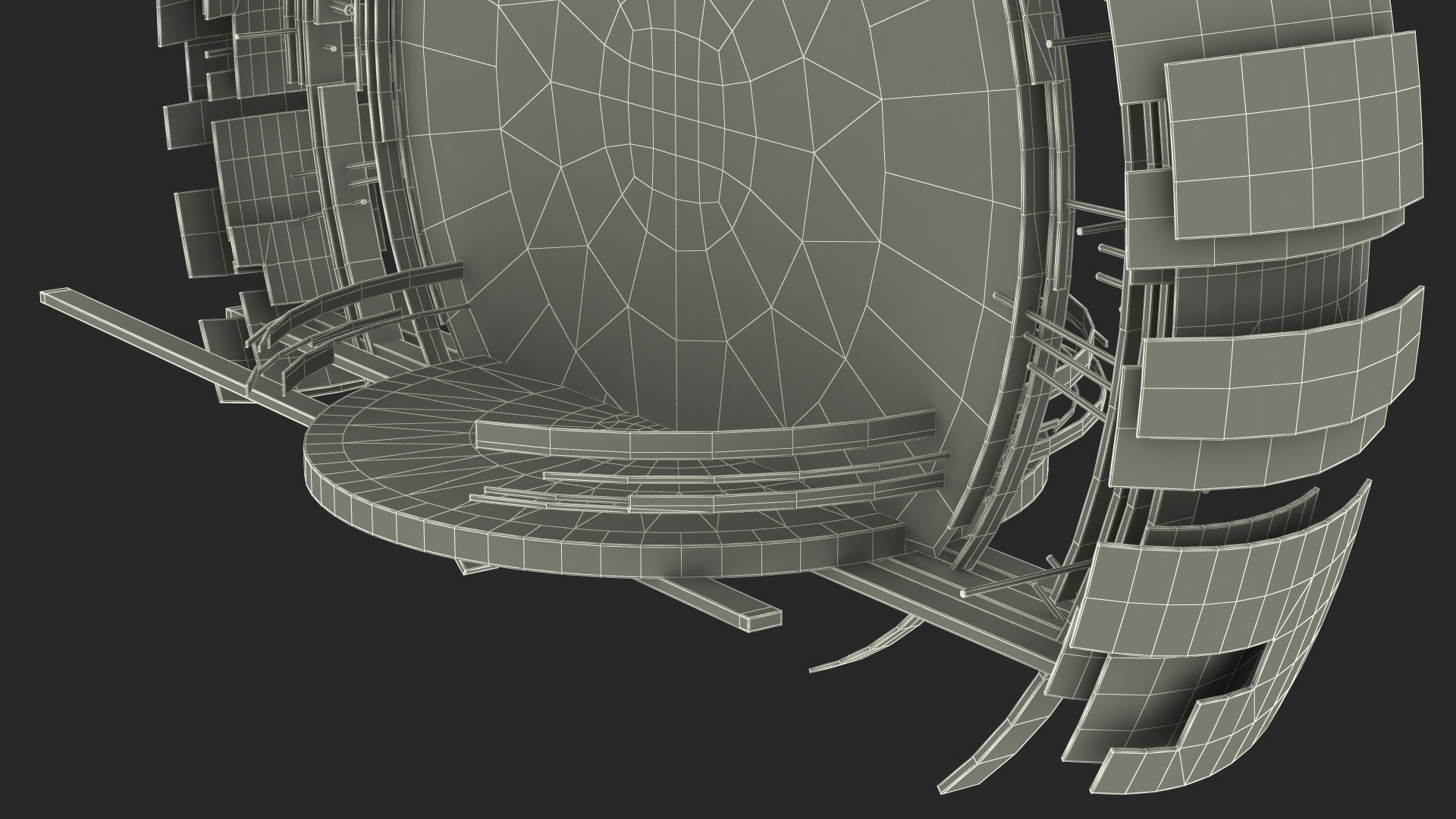 3D Circle Portal Gate model