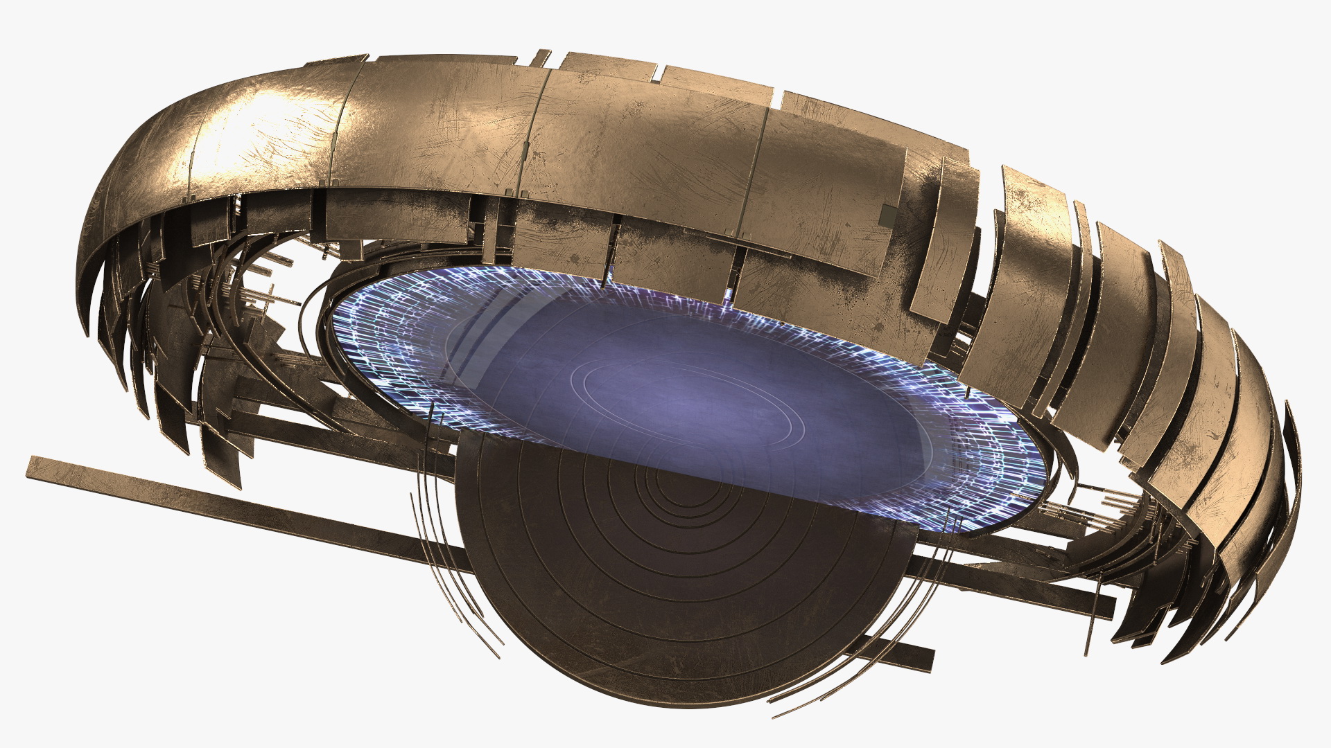 3D Circle Portal Gate model