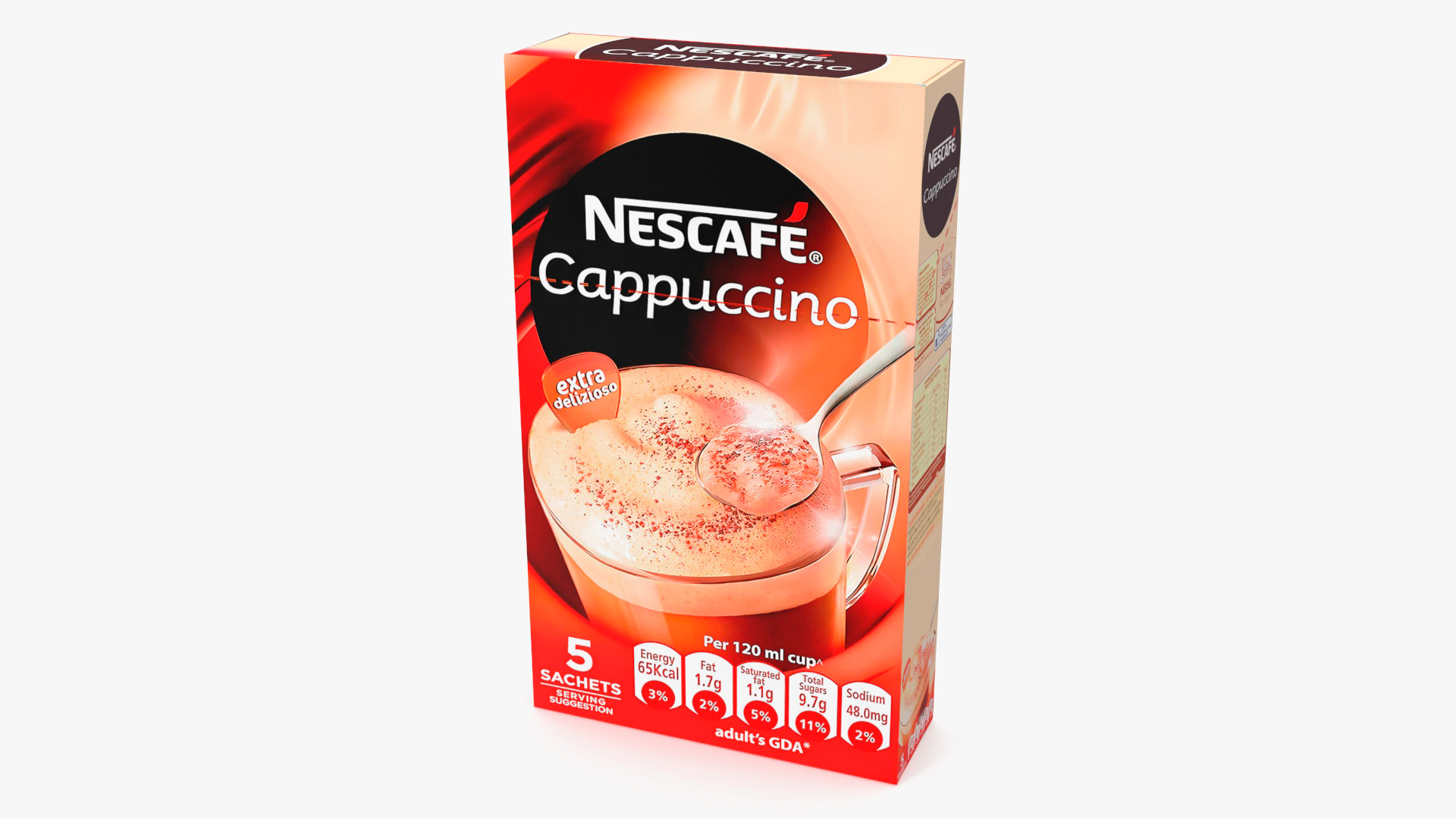 Nescafe Cappuccino Box 3D