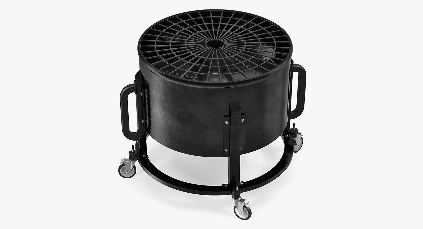 3D model Industrial Floor Fan