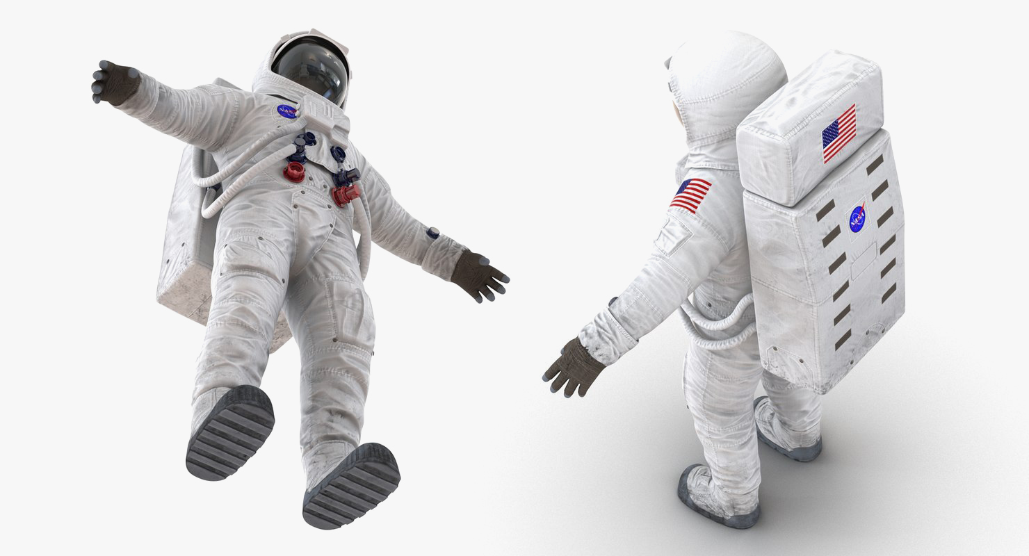 3D model A7L Spacesuit Rigged