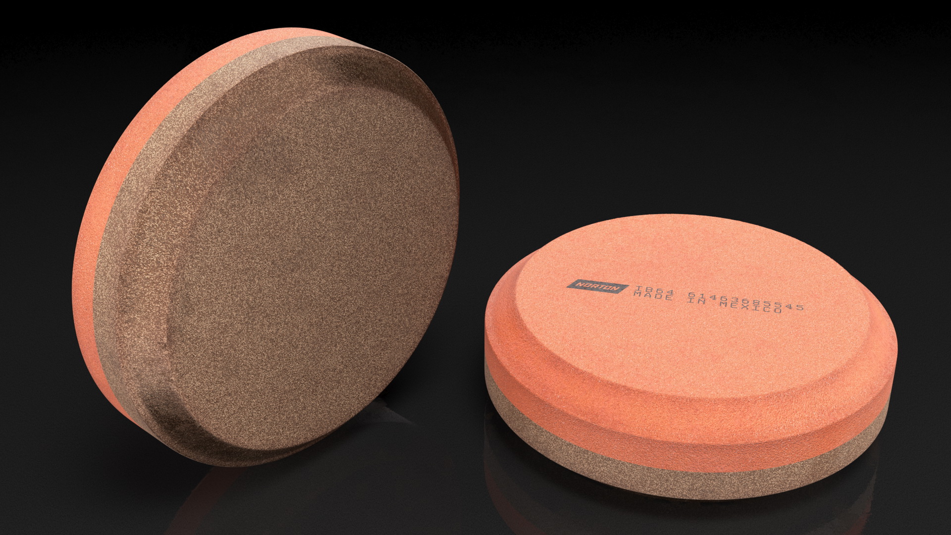 Whetstone Round Red 3D model