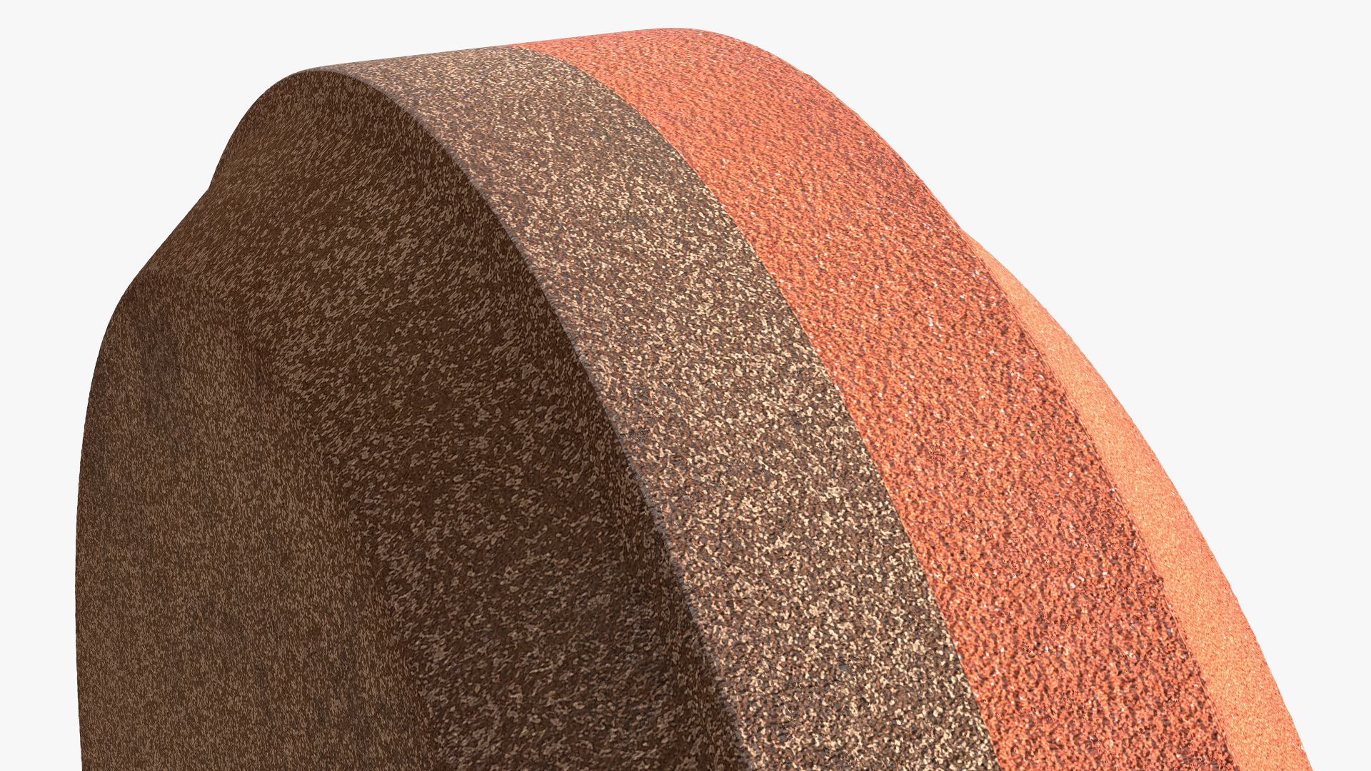 Whetstone Round Red 3D model