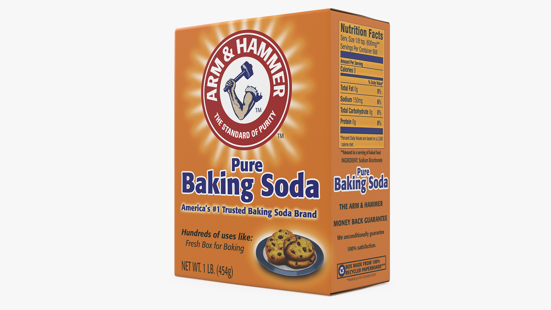 Baking Soda Package Arm and Hammer 3D model