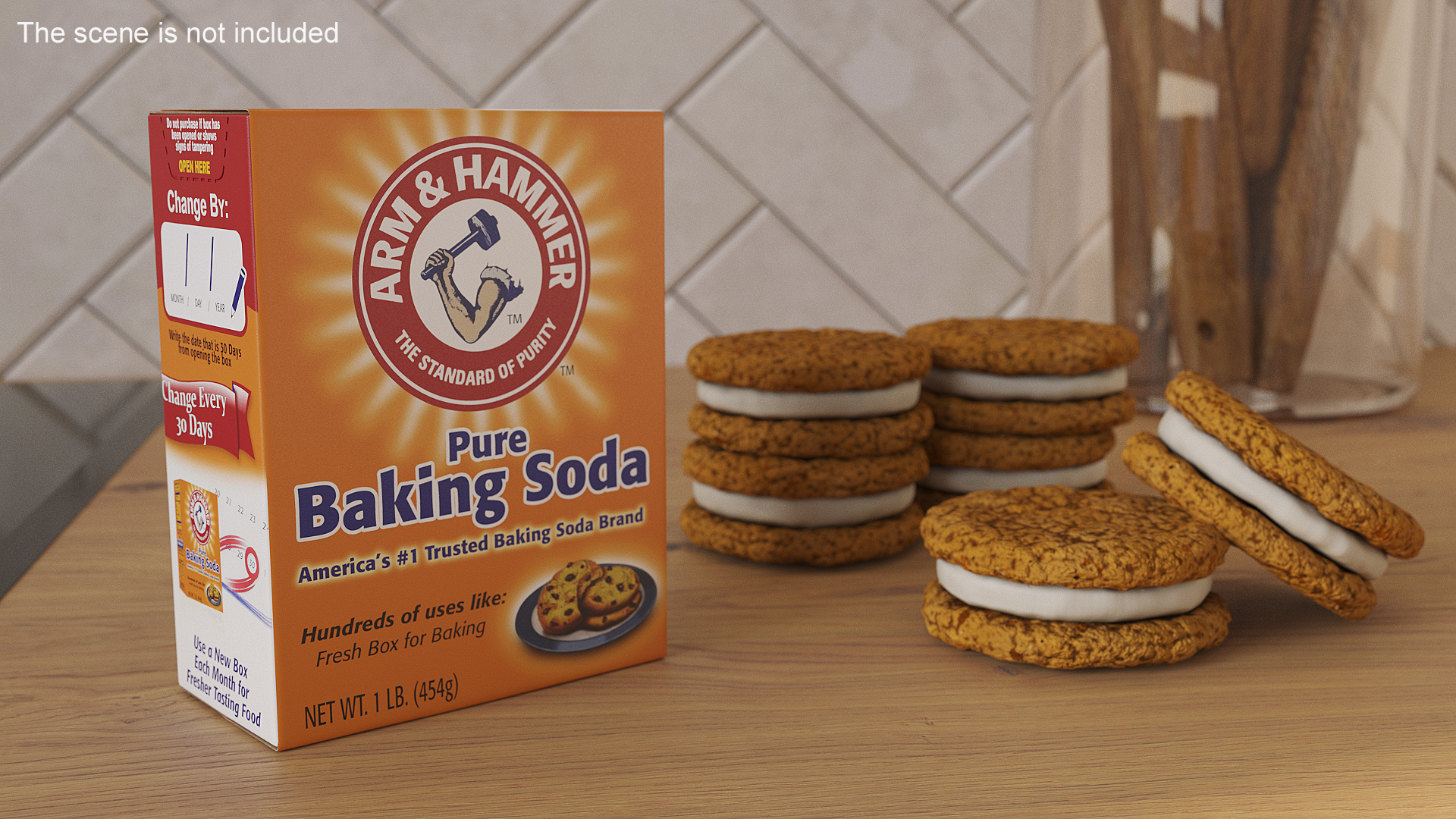 Baking Soda Package Arm and Hammer 3D model