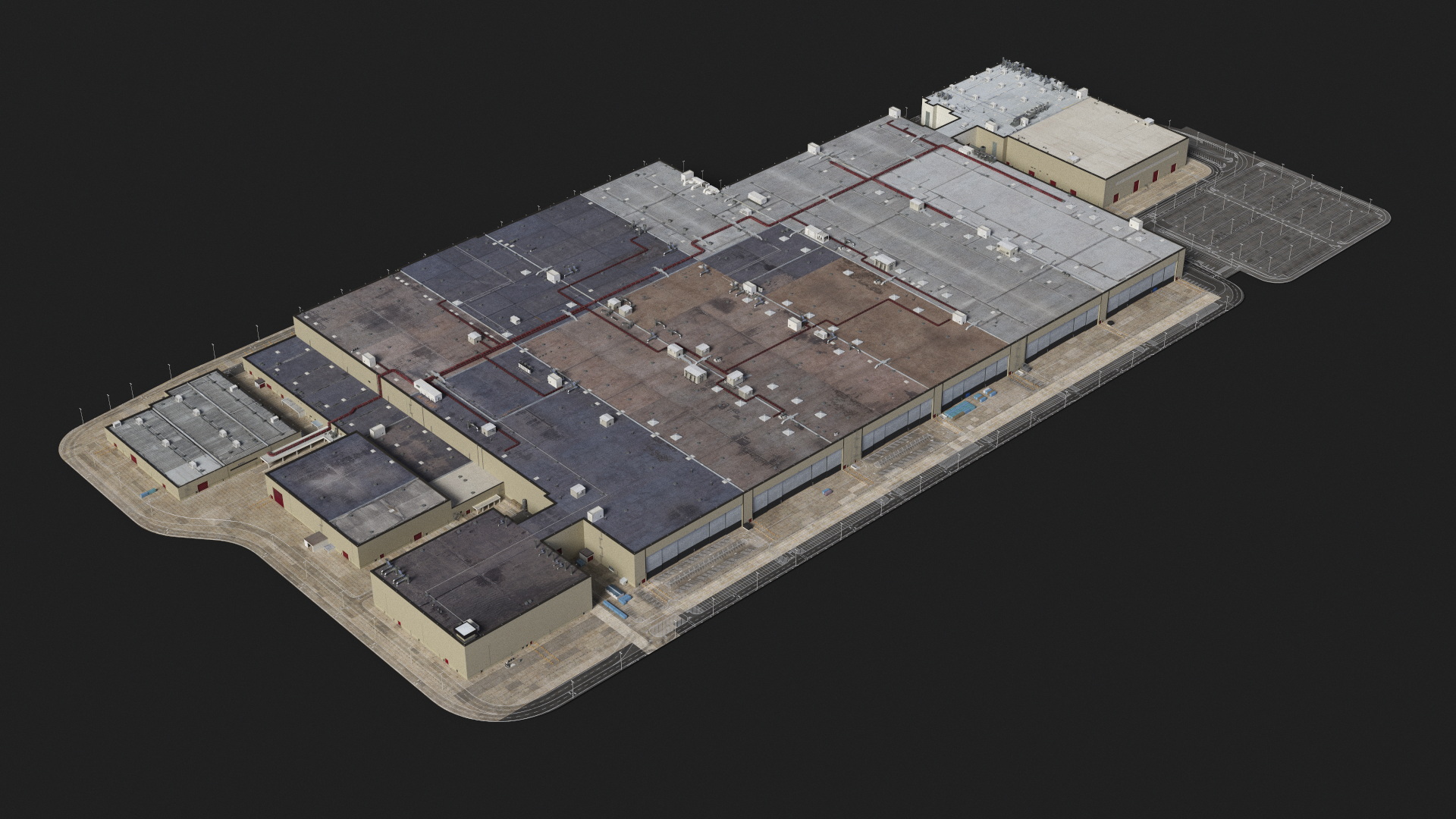 Large Industrial Plant 3D