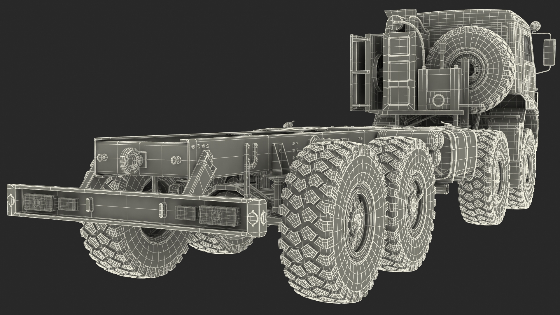 3D Kamaz 6560 Military Truck Dirty Rigged model