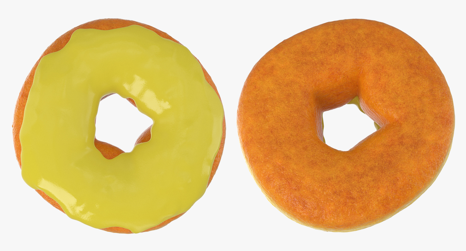 Yellow Donut 3D