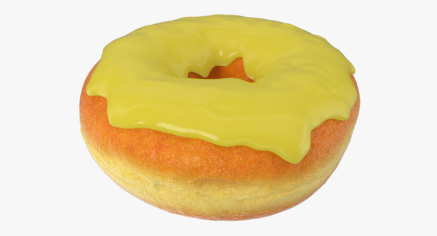 Yellow Donut 3D