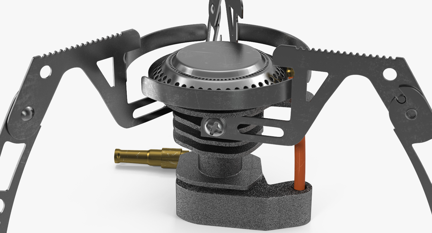 Folding Portable Camping Gas Stove 3D model