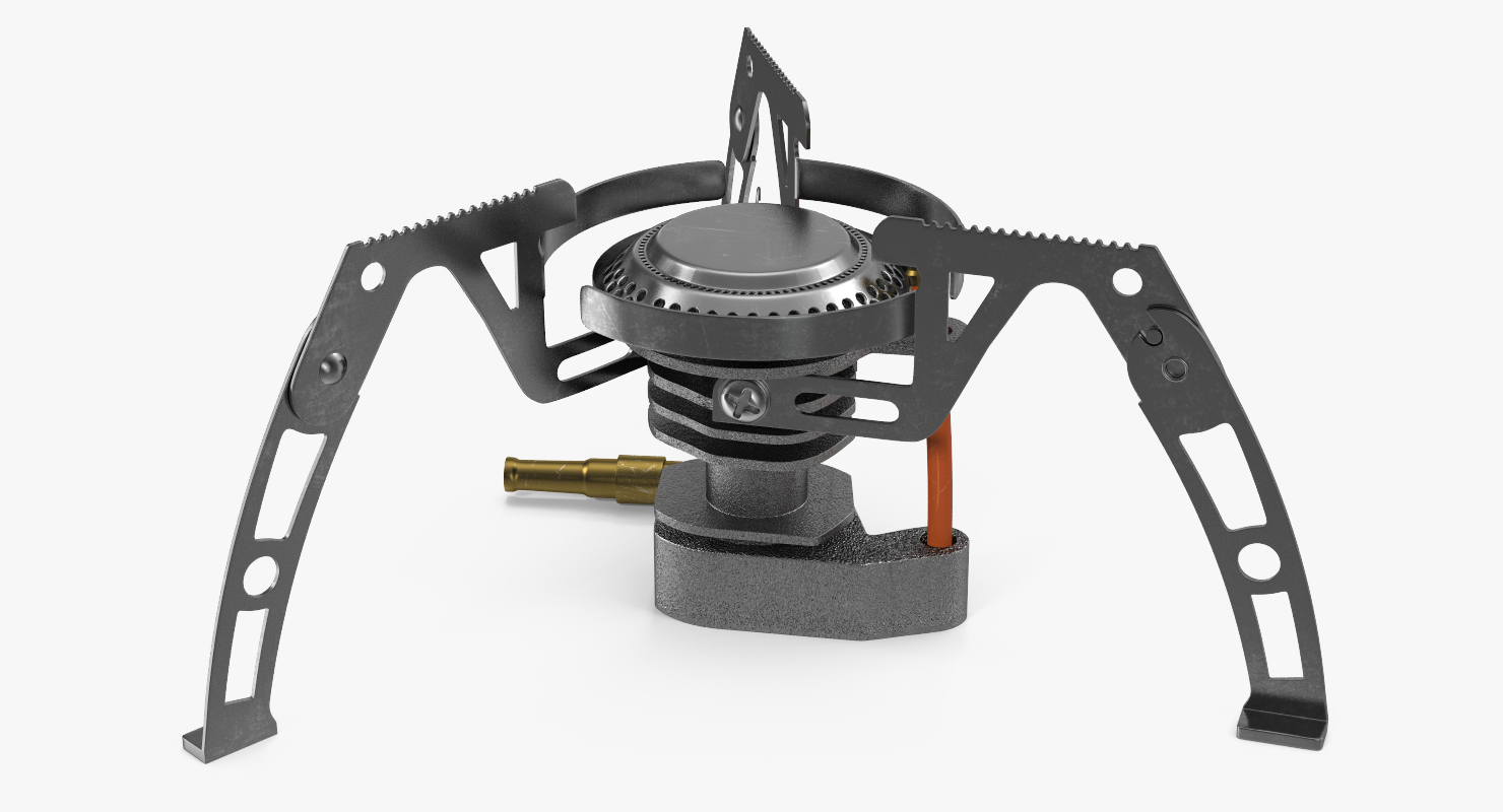 Folding Portable Camping Gas Stove 3D model