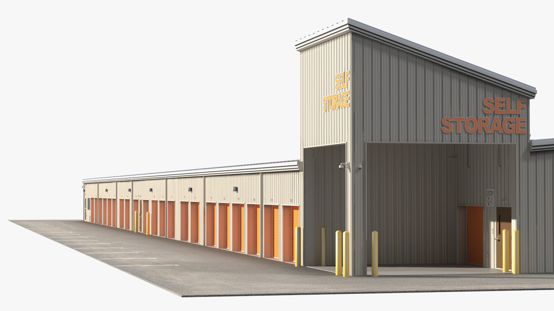 3D Storage Unit Building