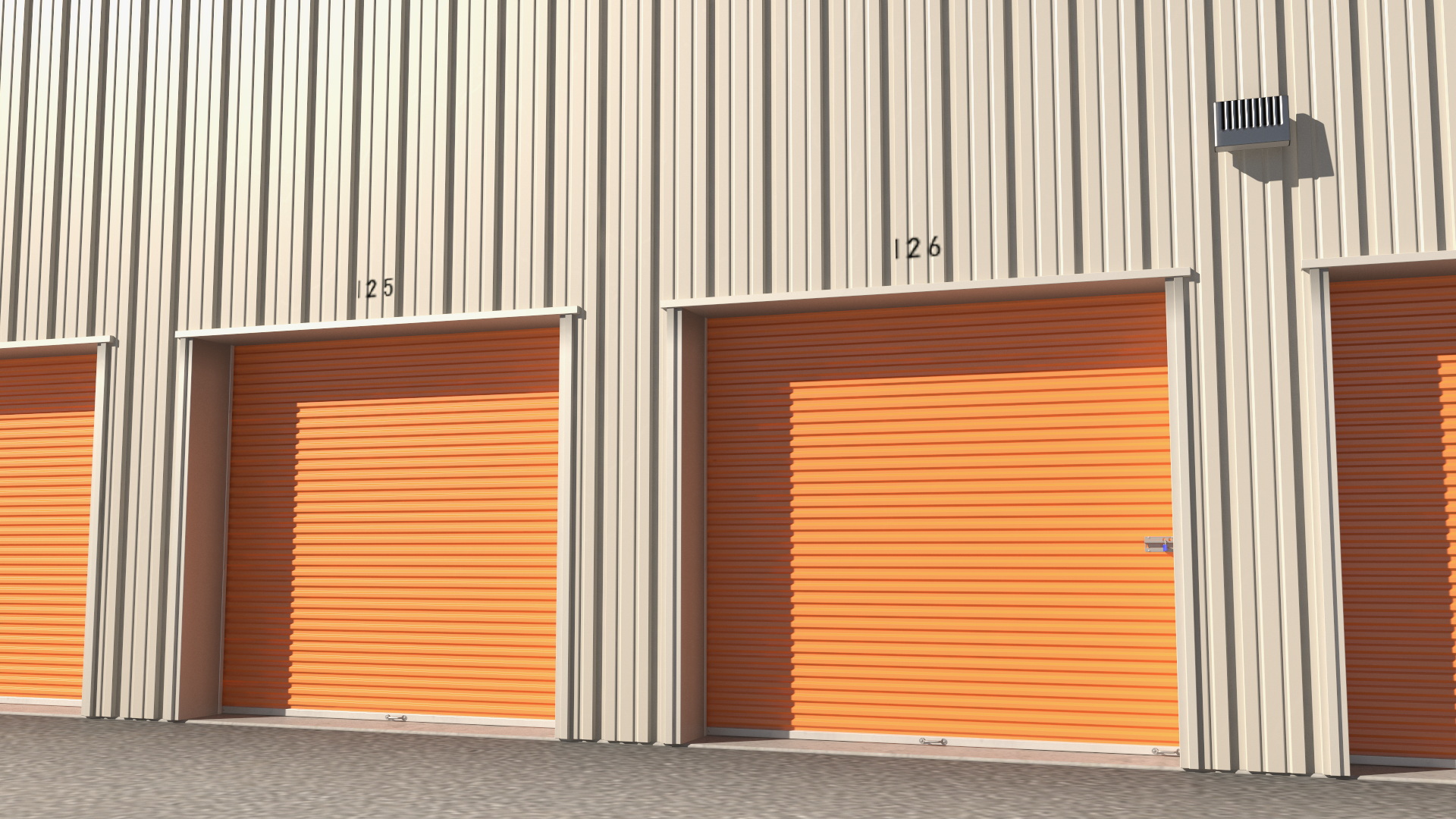 3D Storage Unit Building