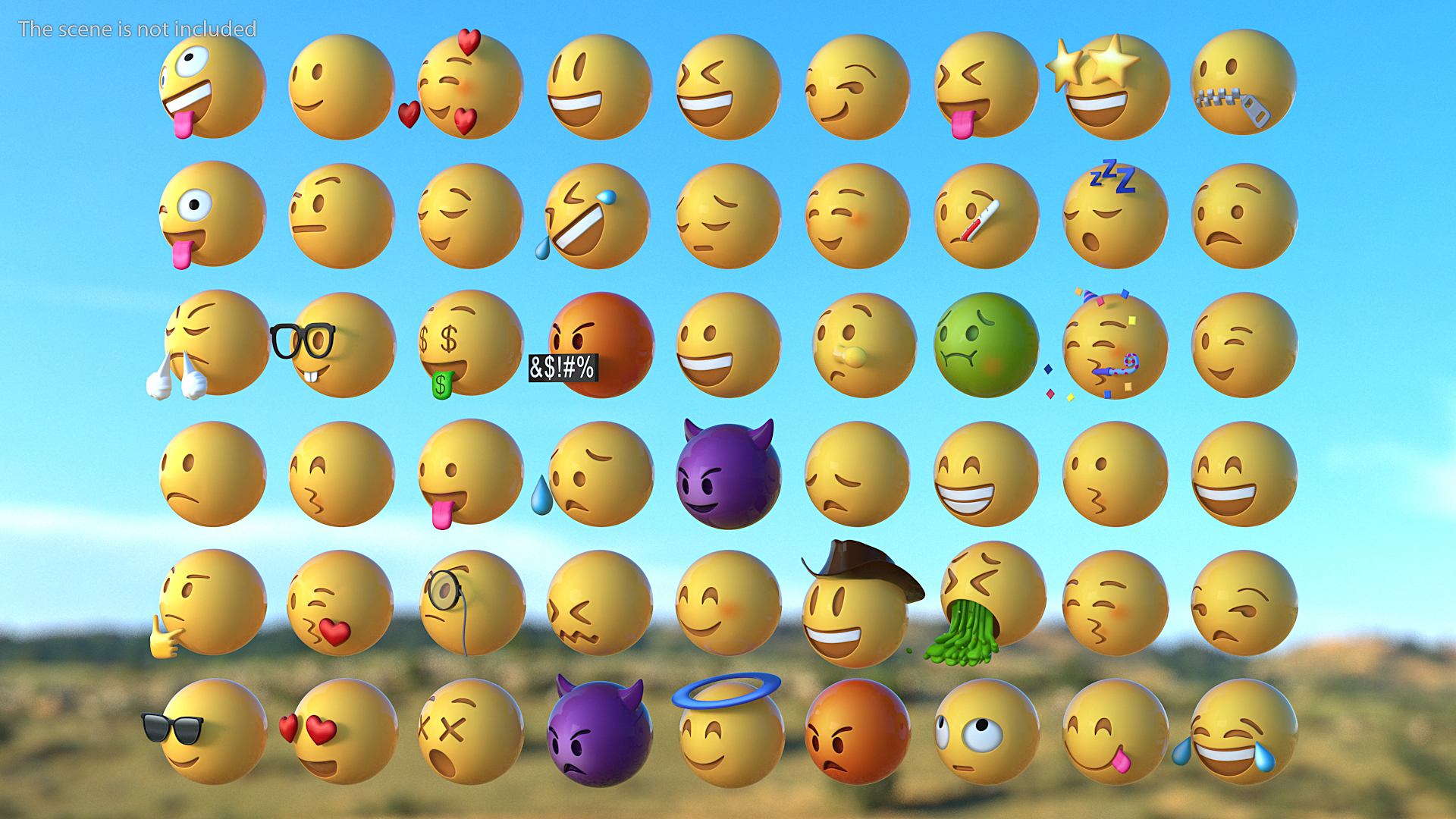 3D model Emoji Pack