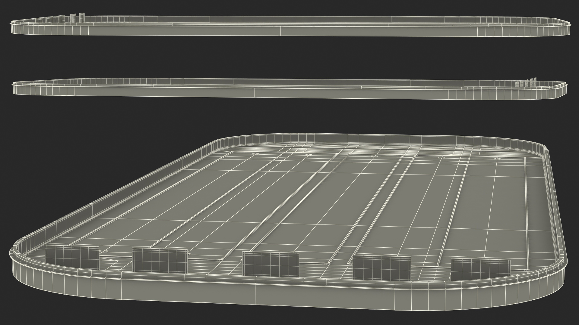 3D Curling Arena model