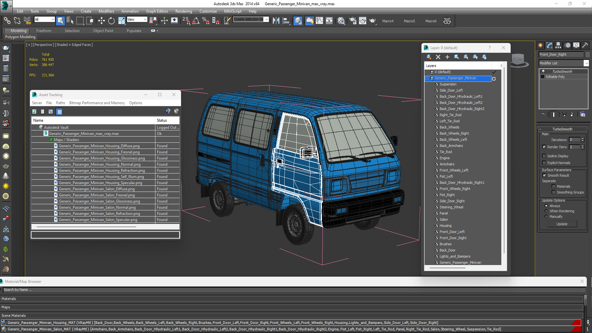 3D model Generic Passenger Minivan