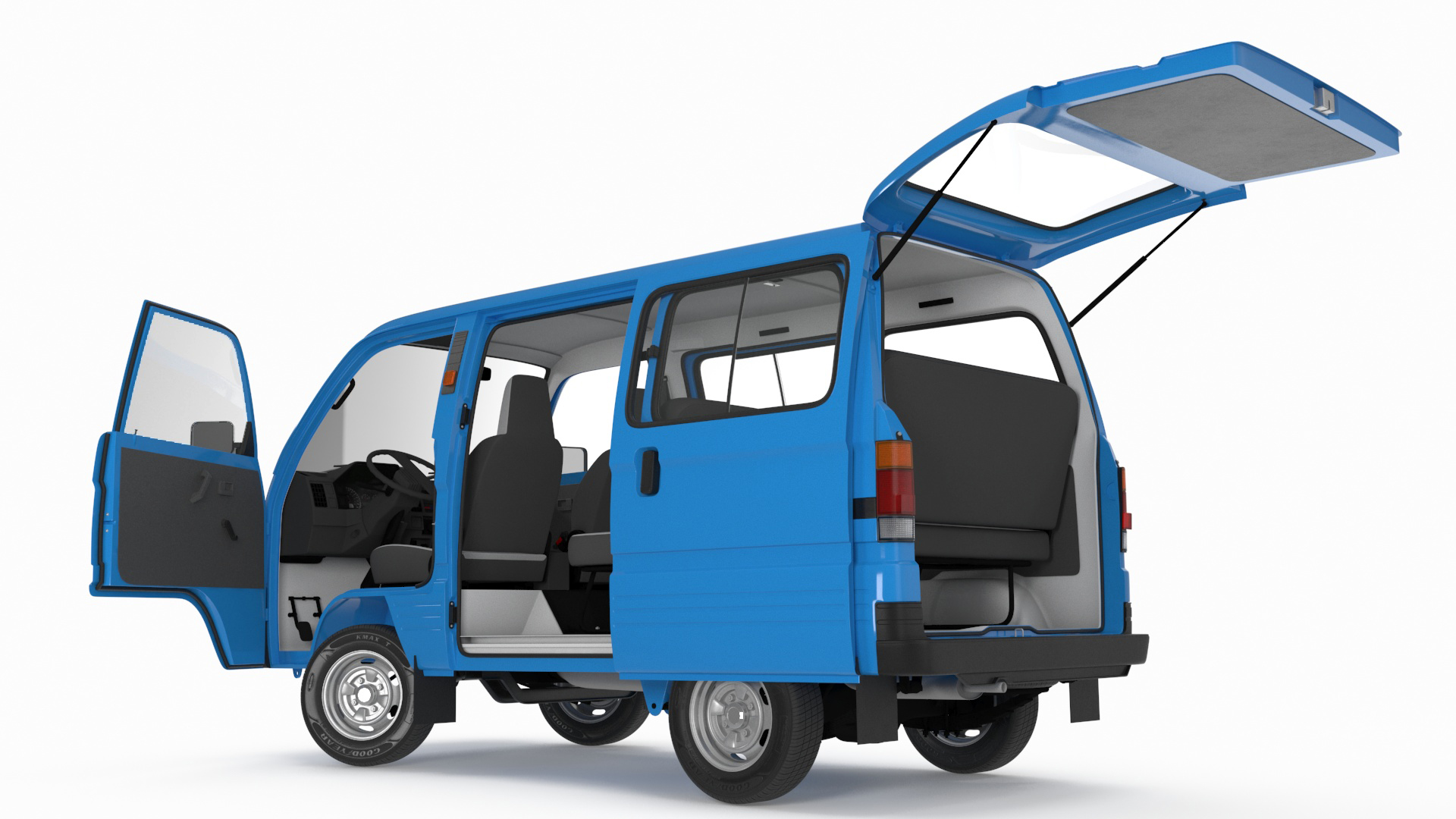 3D model Generic Passenger Minivan