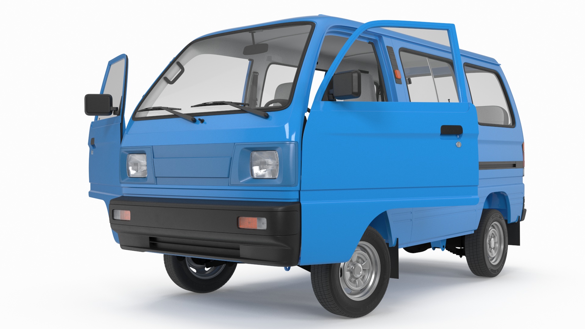 3D model Generic Passenger Minivan