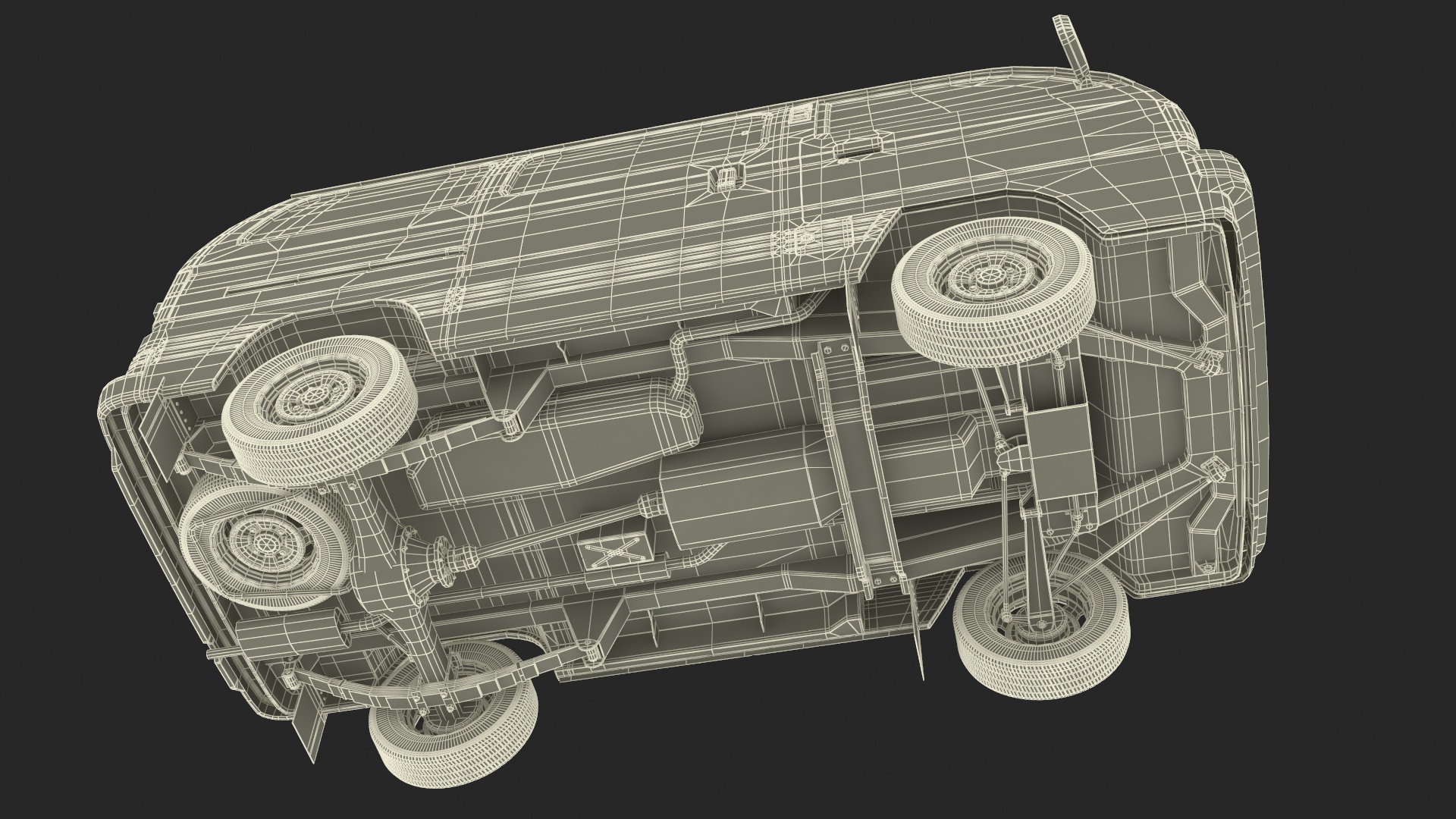 3D model Generic Passenger Minivan