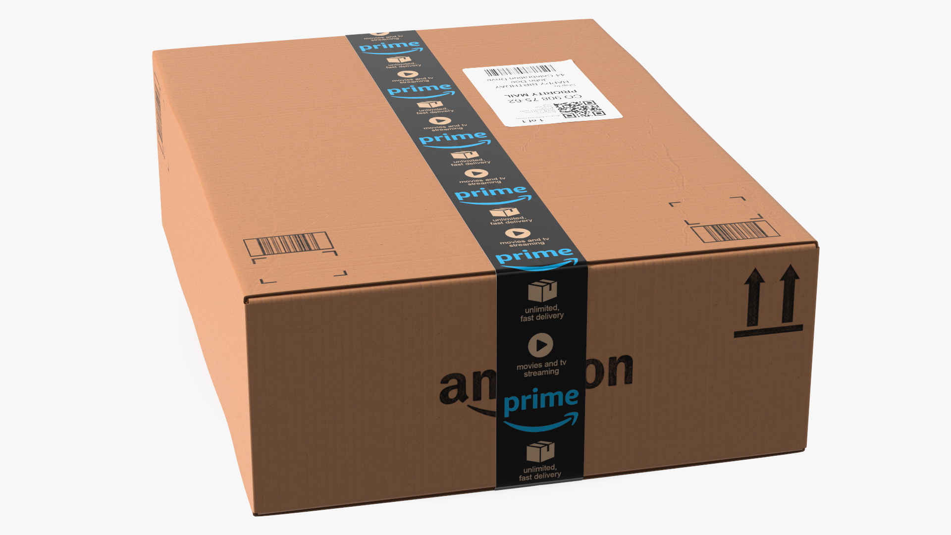 Amazon Parcels Box 53x40x16 3D