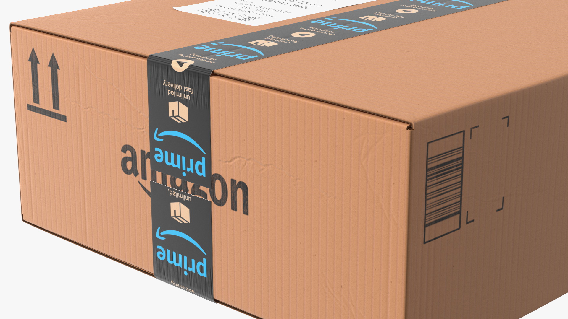 Amazon Parcels Box 53x40x16 3D