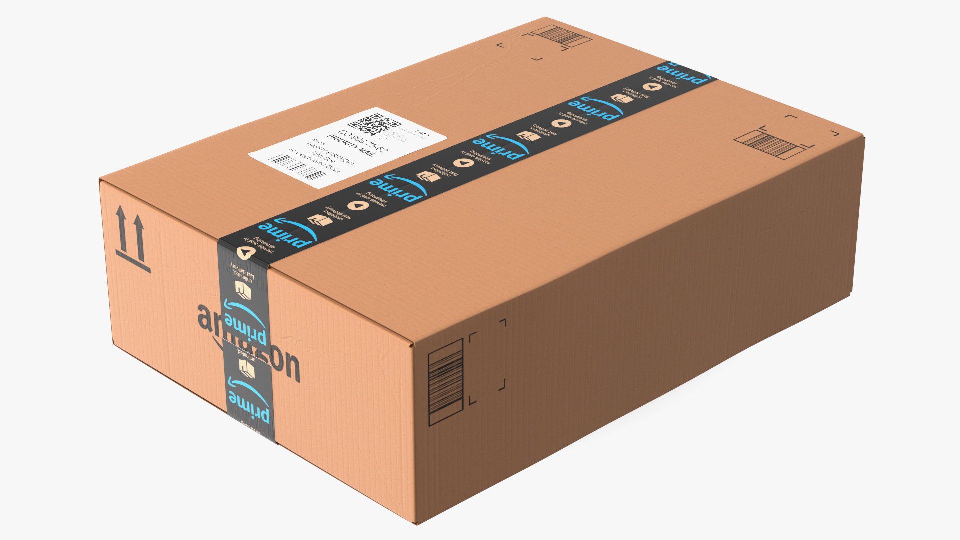 Amazon Parcels Box 53x40x16 3D