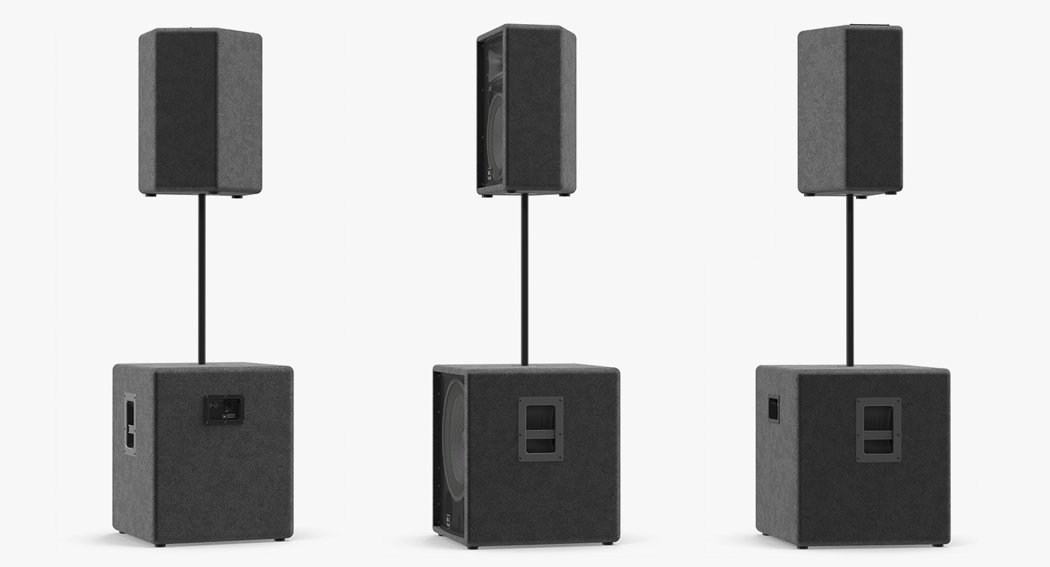 3D model JBL Passive Speakers