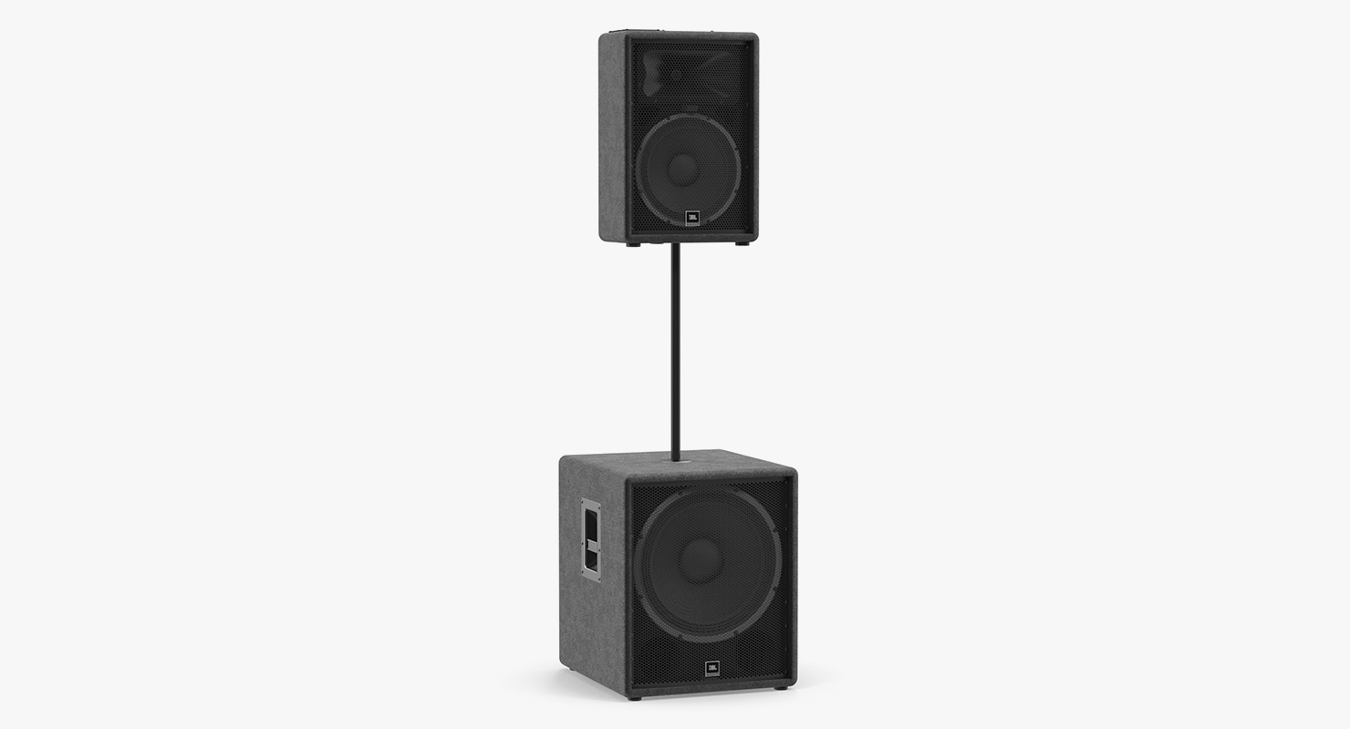 3D model JBL Passive Speakers