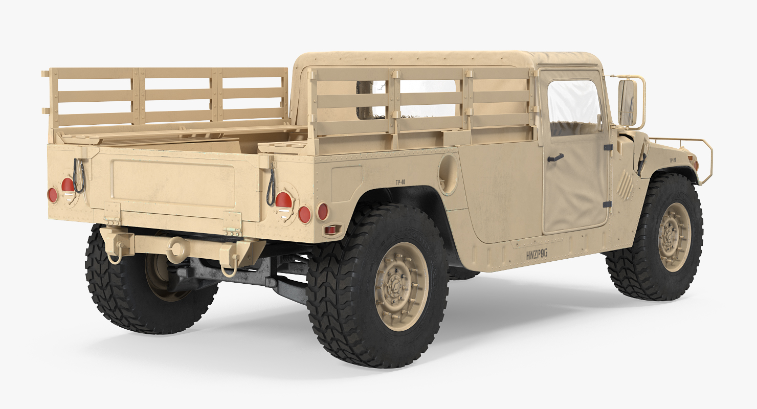 Military Cargo Troop Carrier HMMWV m1038 Desert 3D