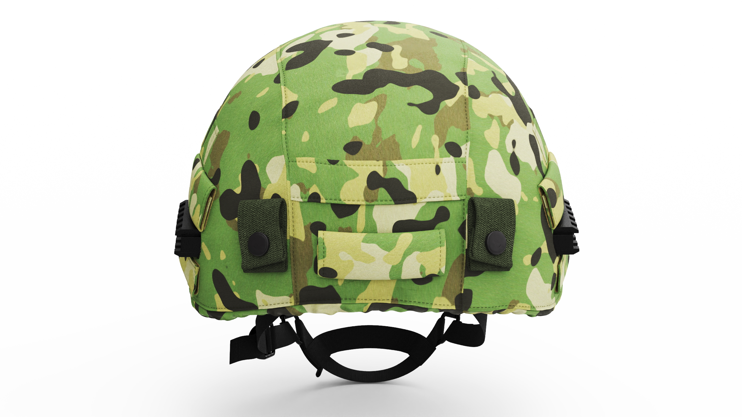 3D model Helmet Black Ratnik Grass Case