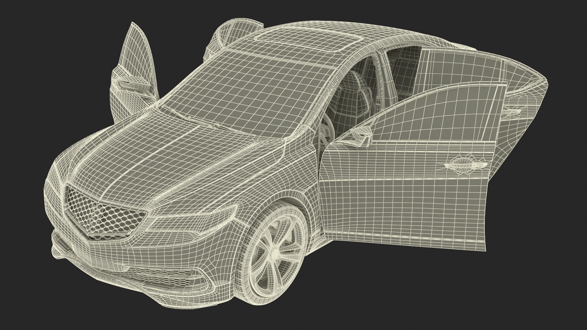 3D Freightliner Truck with Car Carried Loaded Vehicles