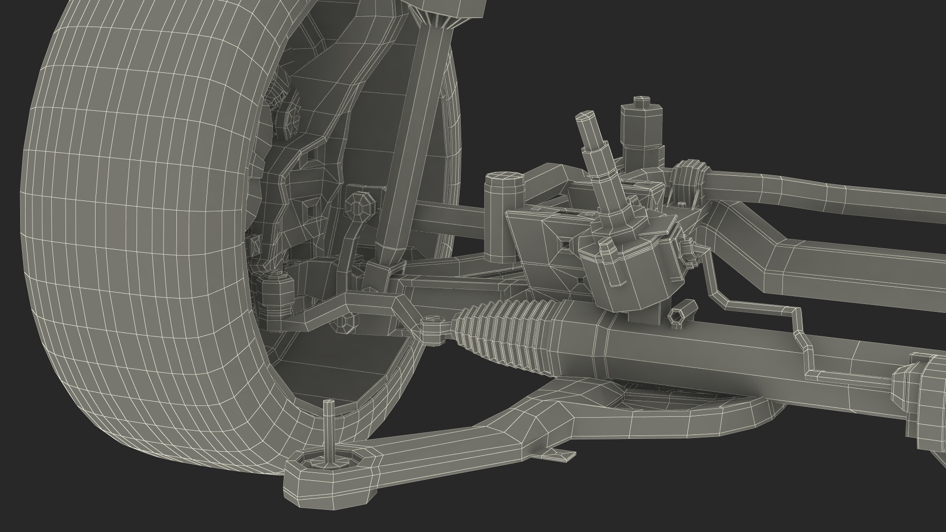 3D Car Suspension System