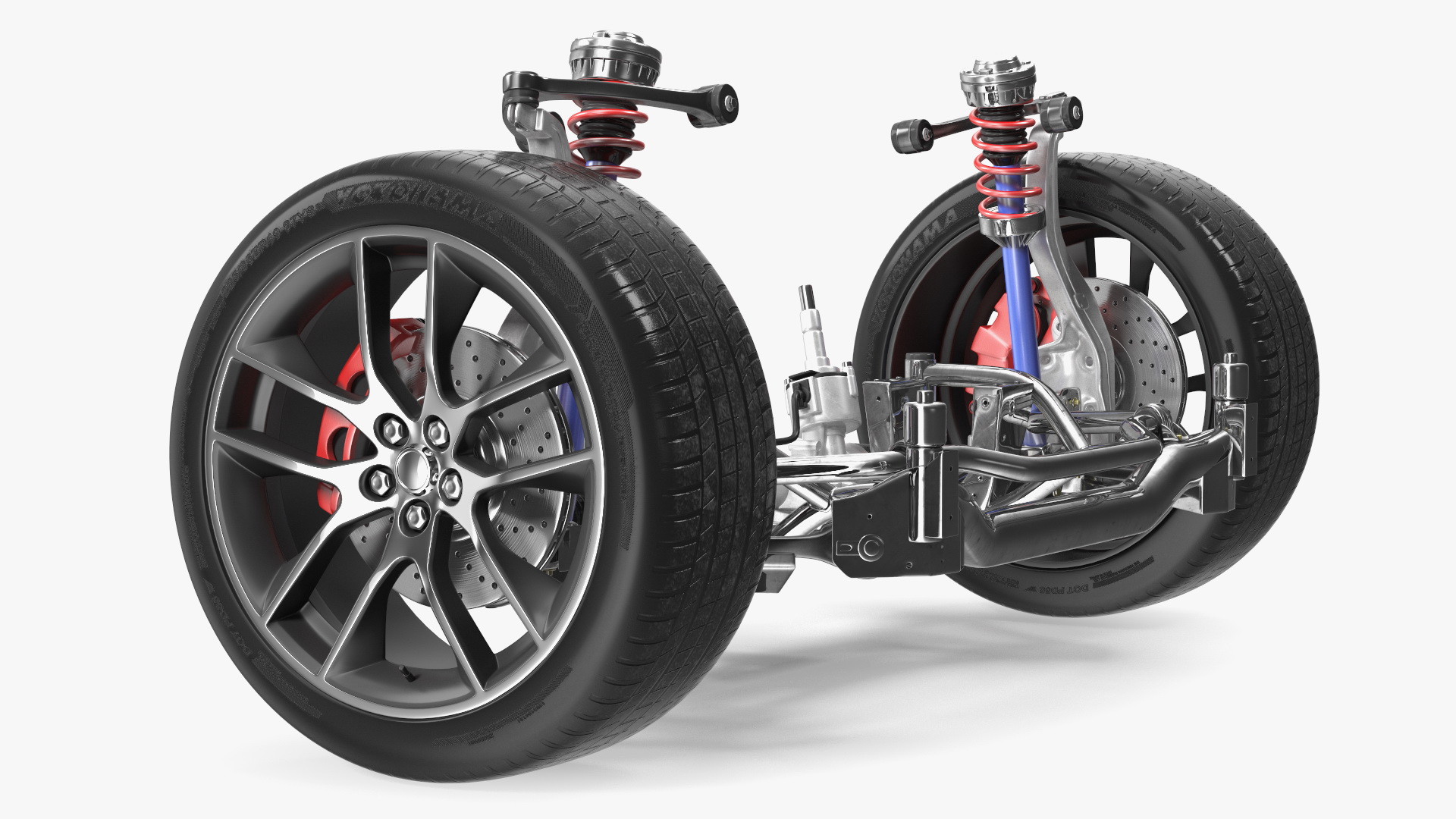 3D Car Suspension System