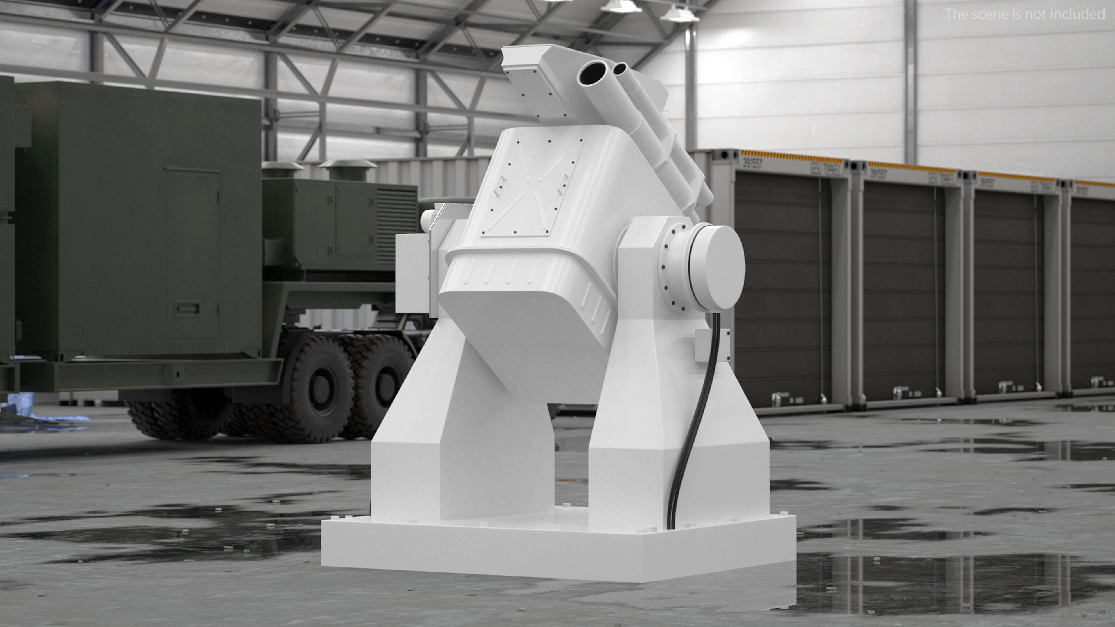 3D model Laser Defense Turret