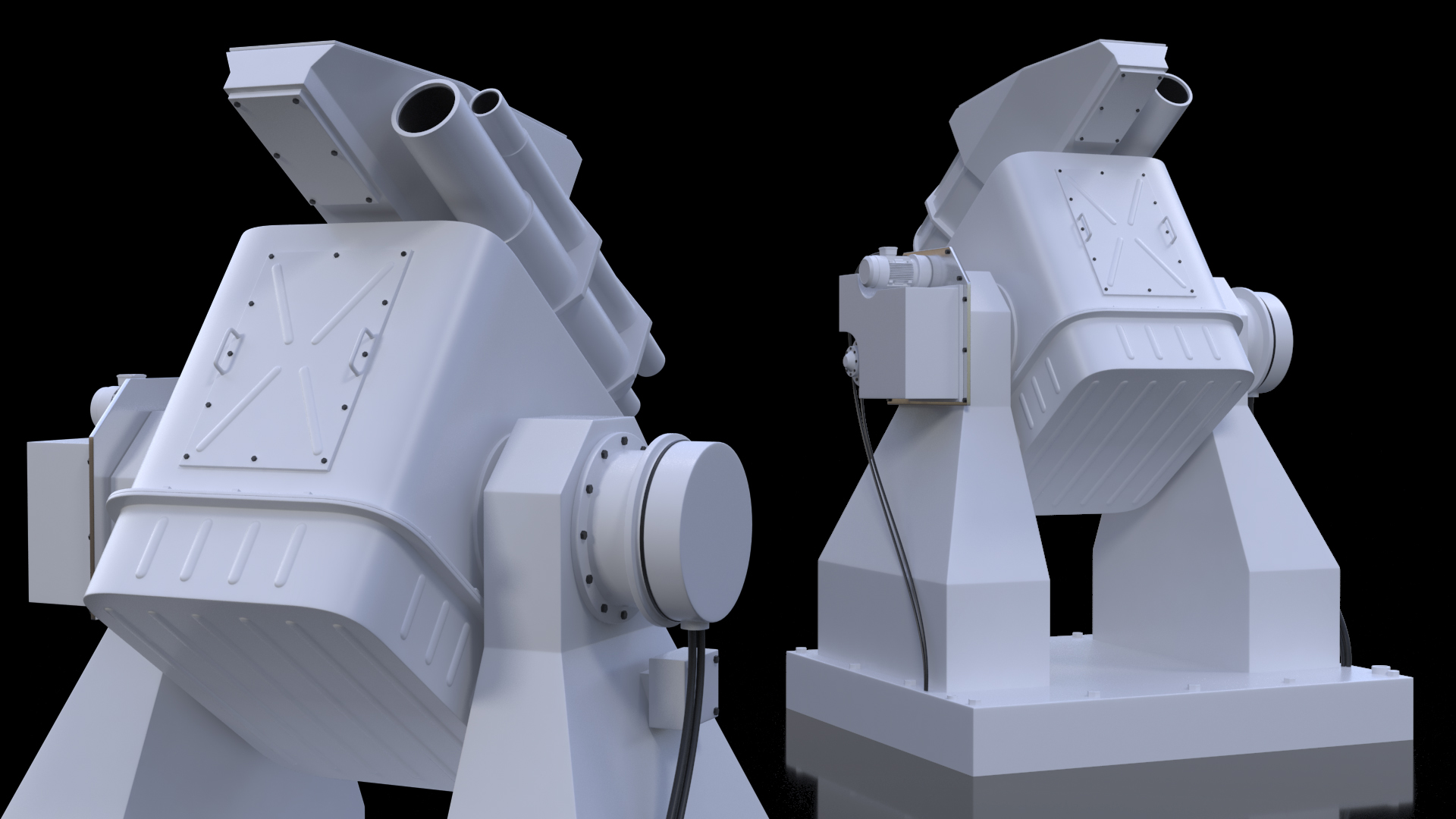 3D model Laser Defense Turret