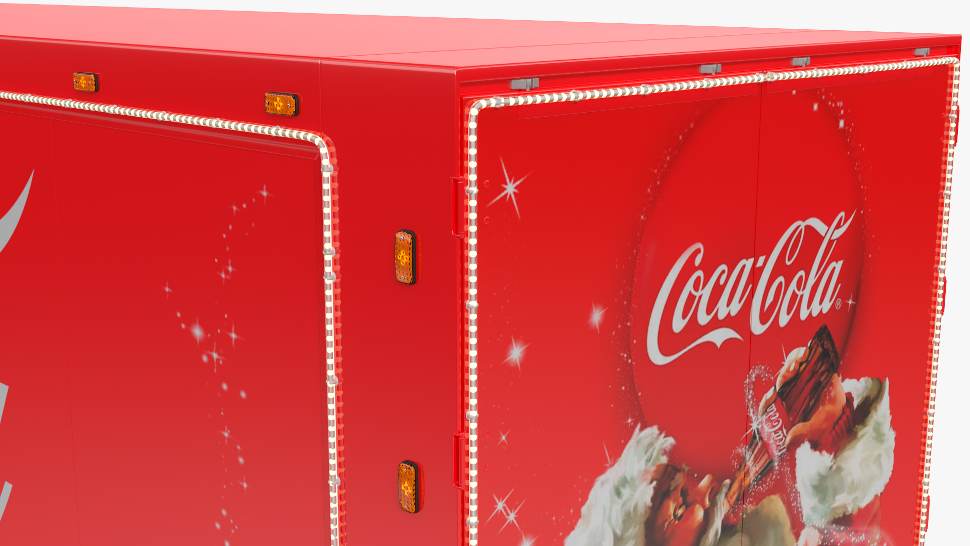 Coca Cola Christmas Truck Rigged 3D