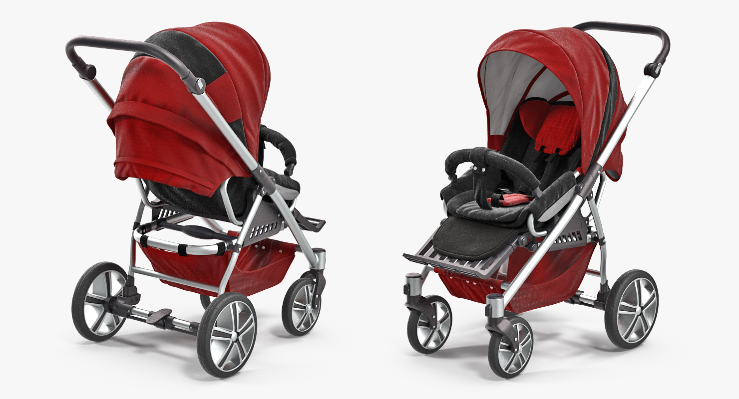 3D model Baby Buggy