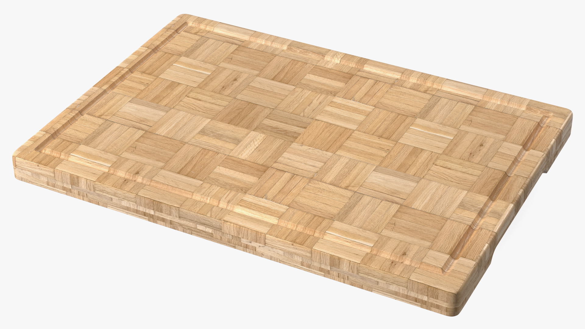 3D Large Bamboo Chopping Board Light model