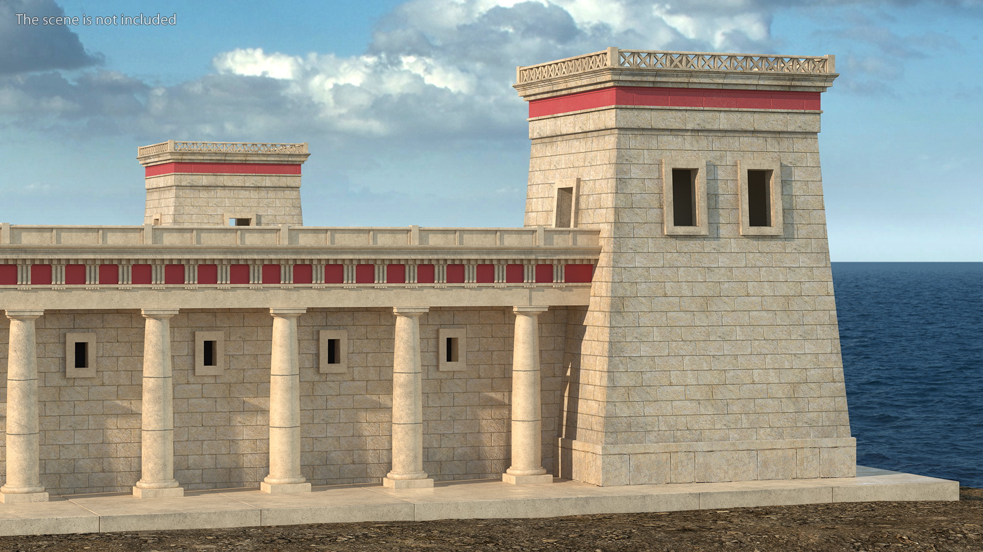 3D model Lighthouse of Alexandria Foundation