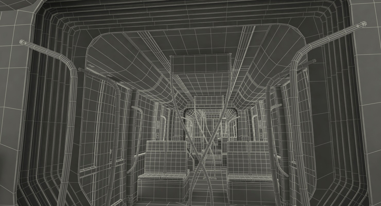 3D Luxembourg Tram Urbos