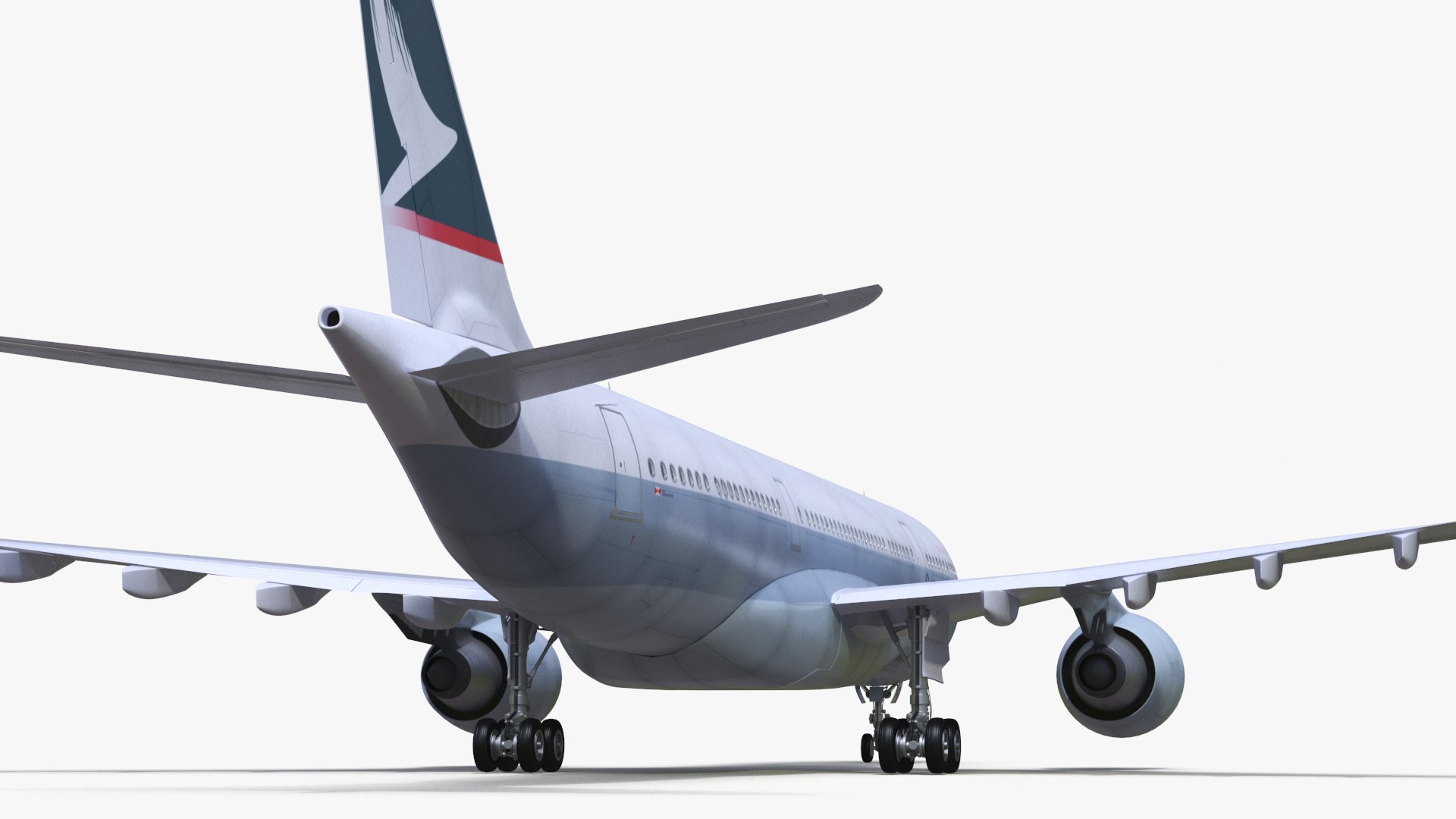 Cathay Pacific Airbus A330-200 Rigged 3D