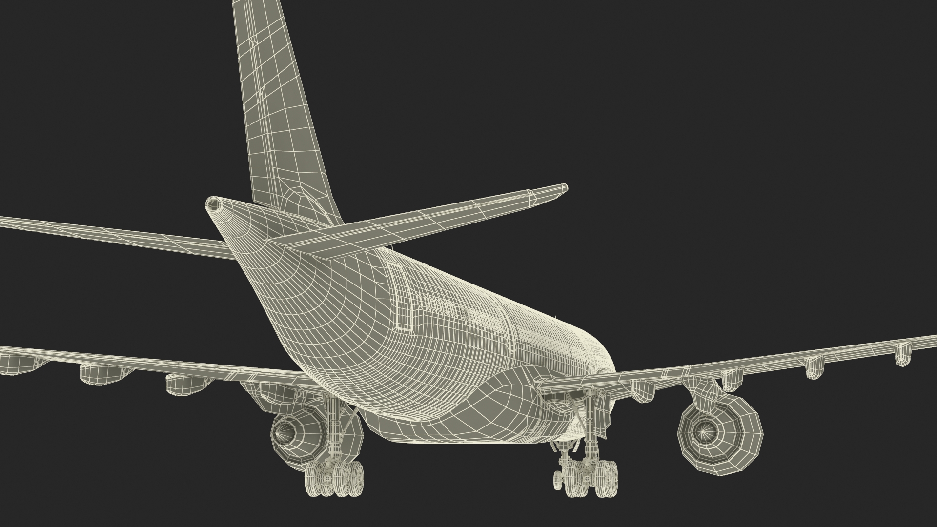 Cathay Pacific Airbus A330-200 Rigged 3D