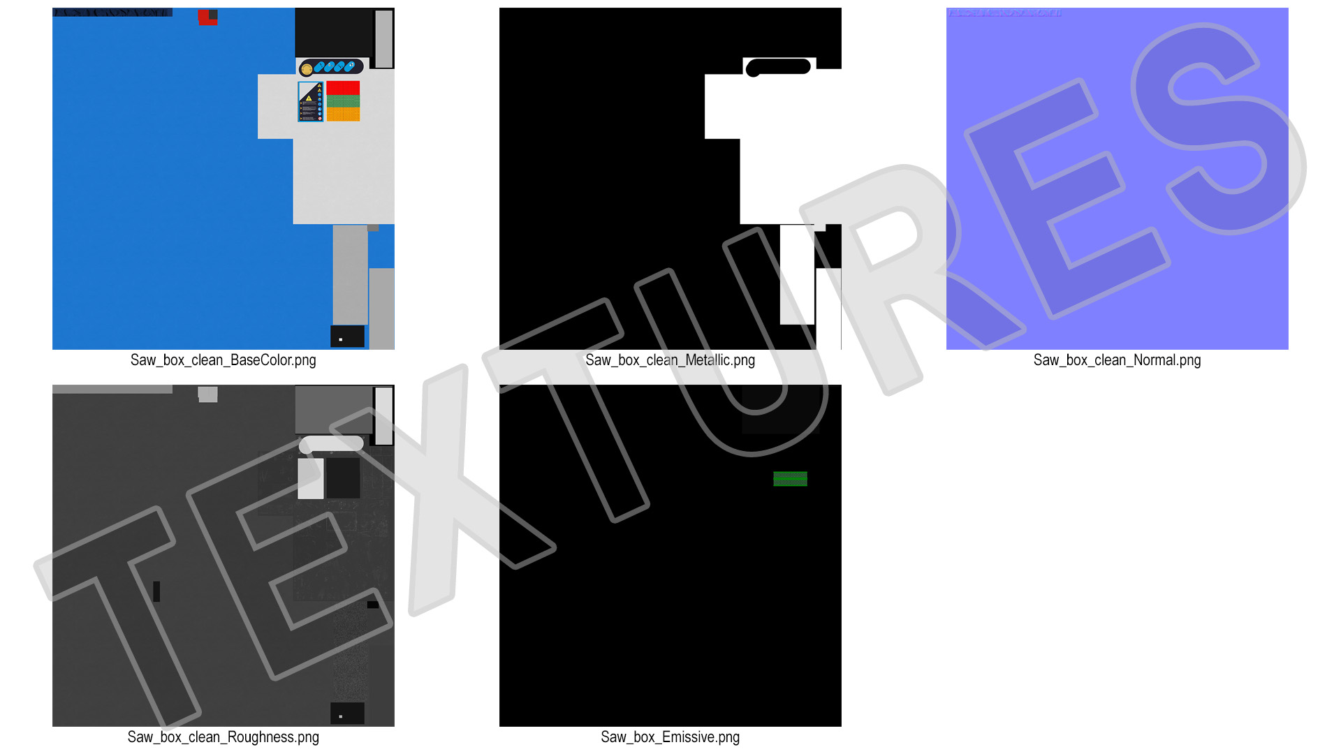 Industrial Control Panel 3D model