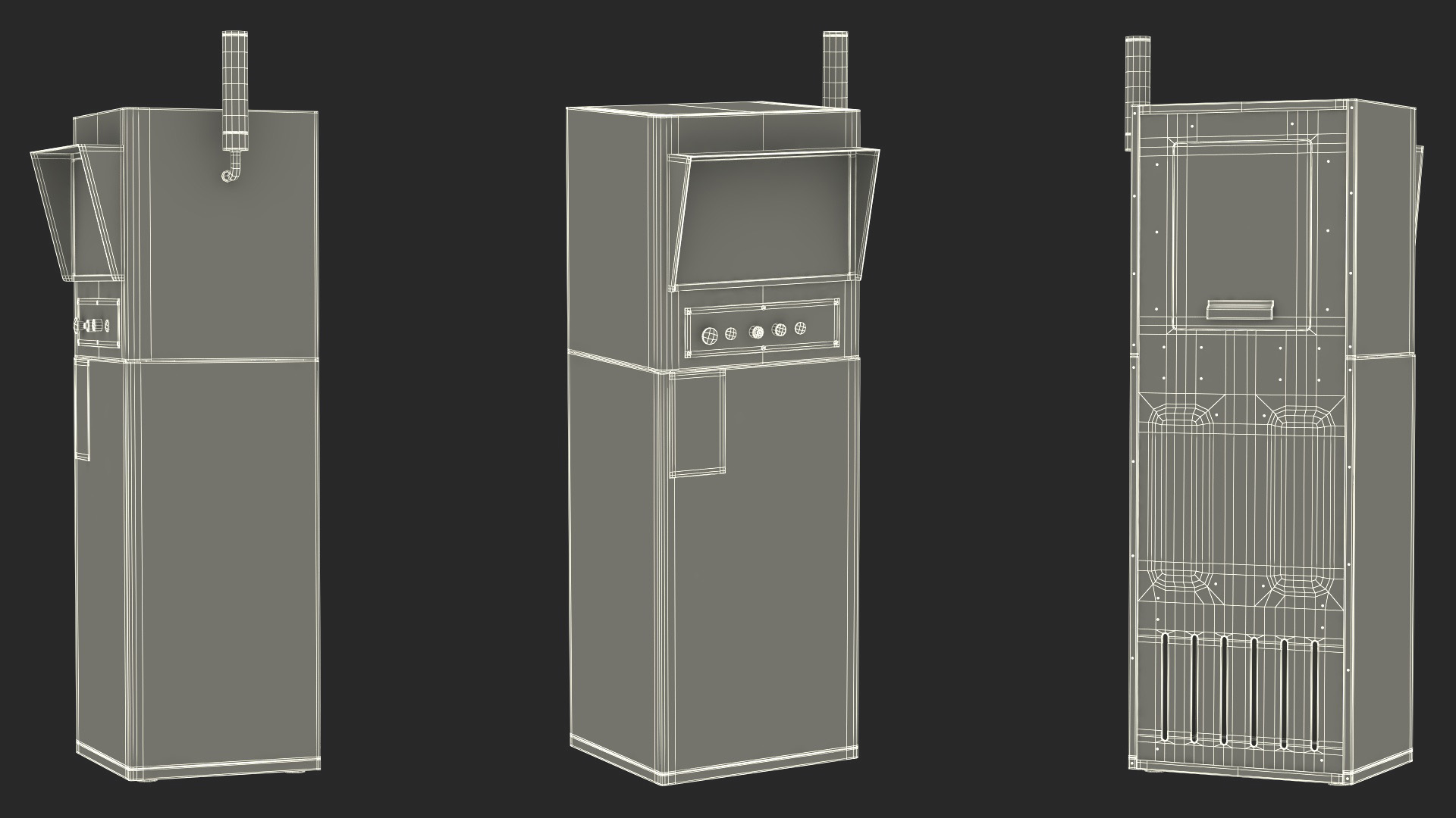 Industrial Control Panel 3D model