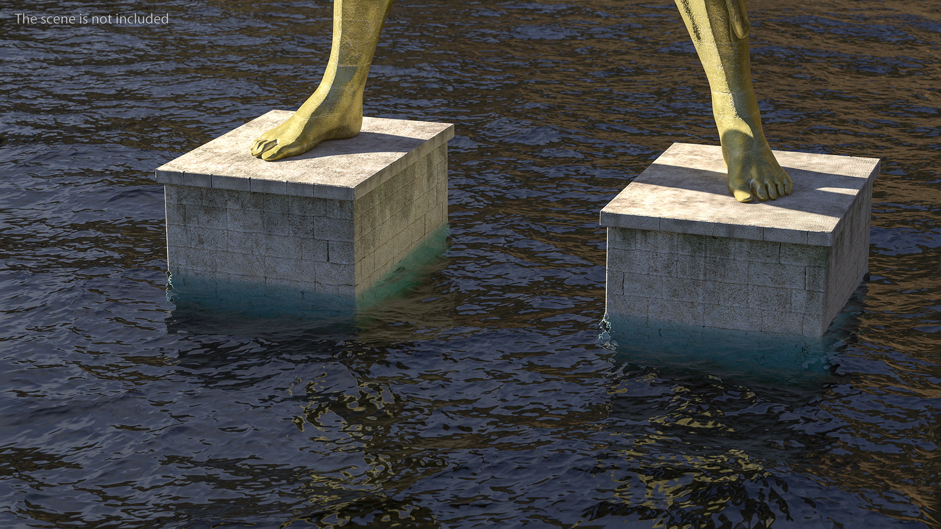 3D Colossus of Rhodes model