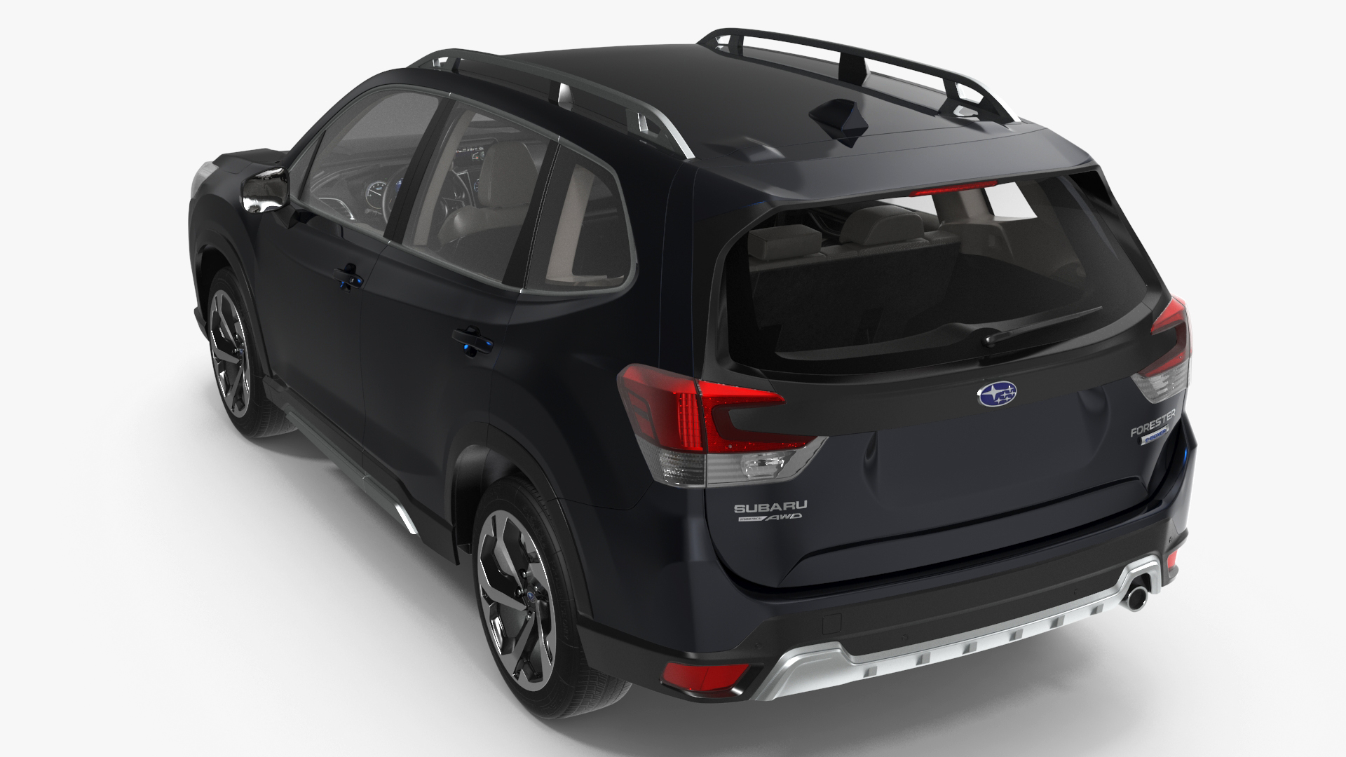 3D Subaru Forester 2022 Black