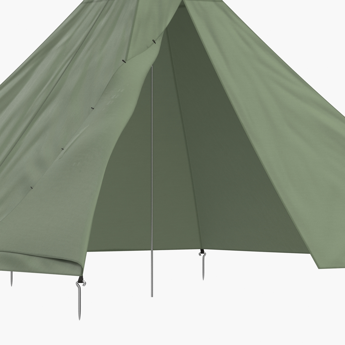 Floorless Camping Tent Open 3D