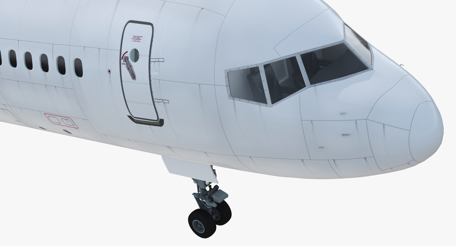 3D Boeing 757 300 with Interior and Cockpit Generic model