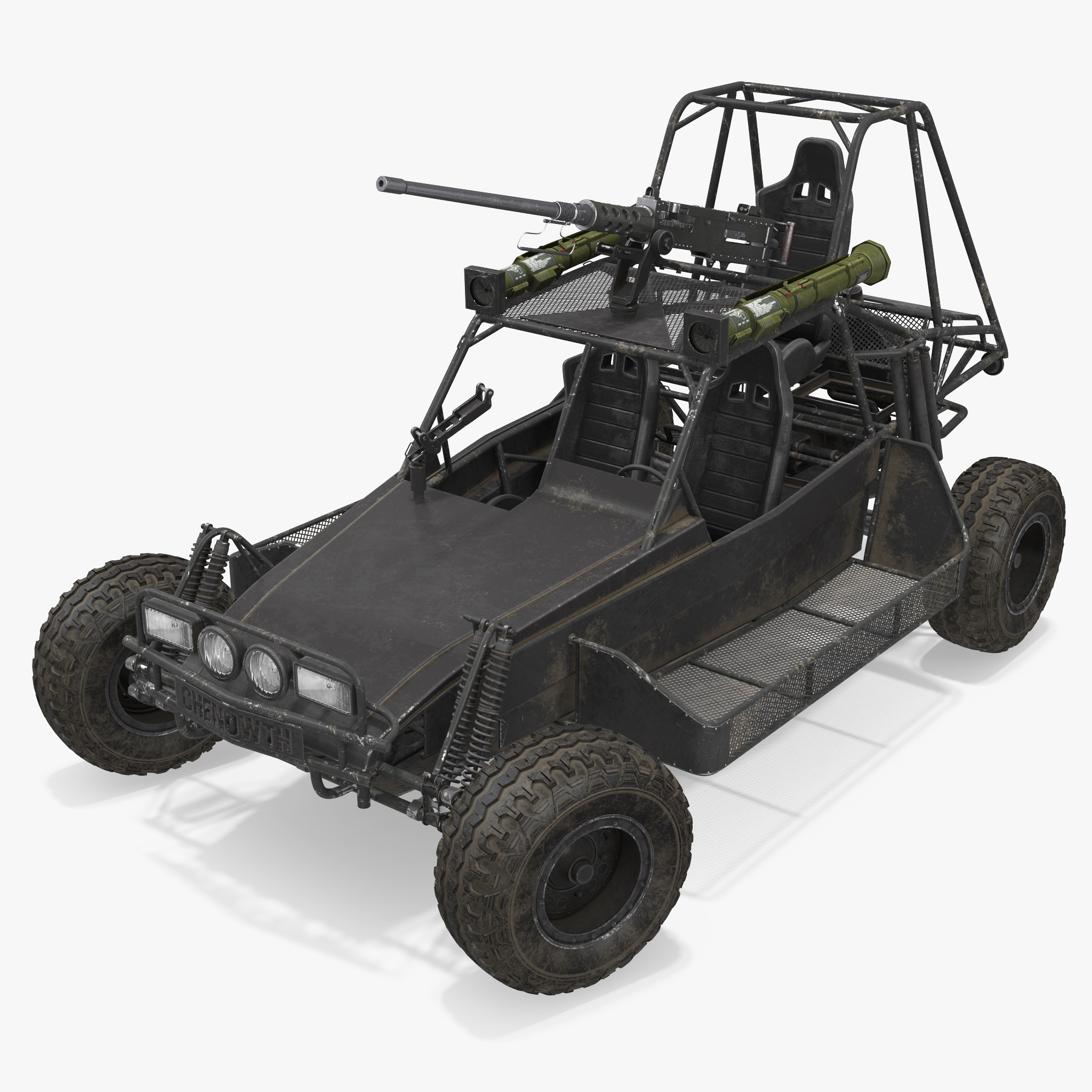 Desert Patrol Vehicle DPV Rigged 3D